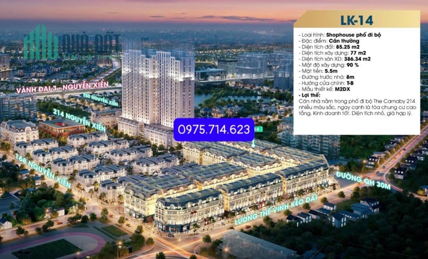 SHOP HOUSE 214 NGUYỄN XIỂN THANH XUÂN HÀ NỘI