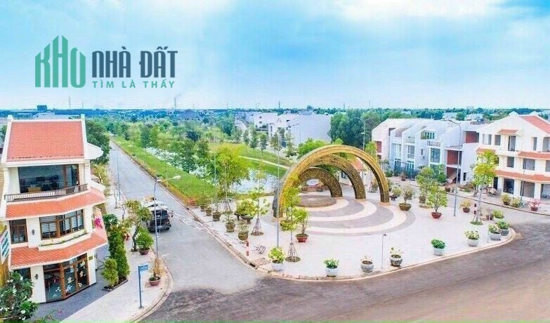 đất ngộp đức Hòa, khu dân cư Làng sen, Trần văn giàu, sổ hồng riêng