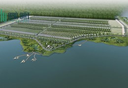 Đất ngay view hồ sinh thái chỉ 350triệu/nền sổ sẵn