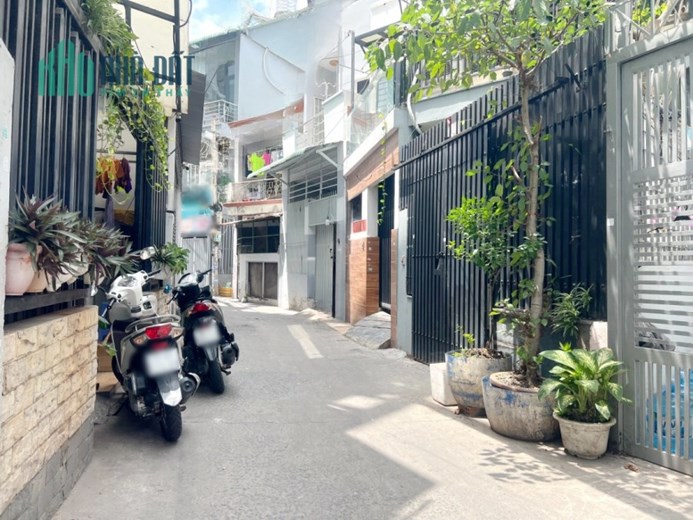 Nhà góc đẹp Mặt tiền hẻm Dương Bá Trạc P1Q8 giá 3tỷ690