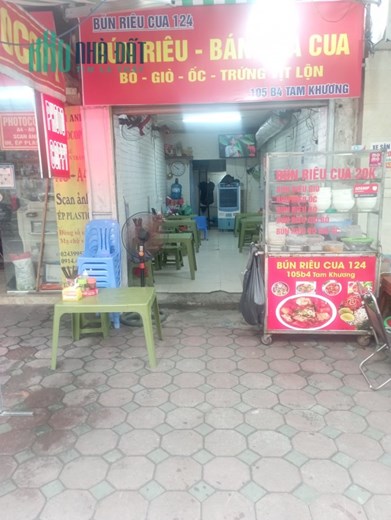 SANG NHƯỢNG CỬA HÀNG ĂN  ĐỊA CHỈ TAM KHƯƠNG, ĐỐNG ĐA, HÀ NỘI