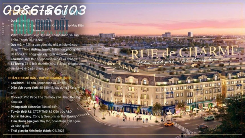 Bán Shophouse Liền Kề 214 Nguyễn Xiển, Thanh Xuân, Hà Nội