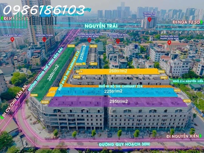 Bán Shophouse Liền Kề 214 Nguyễn Xiển, Thanh Xuân, Hà Nội
