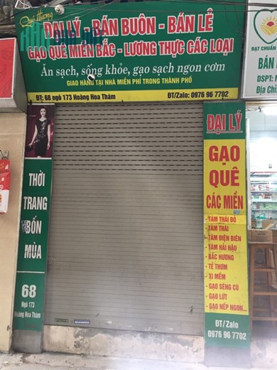 Chính chủ cho thuê cửa hàng cần cho thuê tại Số nhà 68 ngõ173 Hoàng Hoa Thám, phường Ngọc Hà,Ba