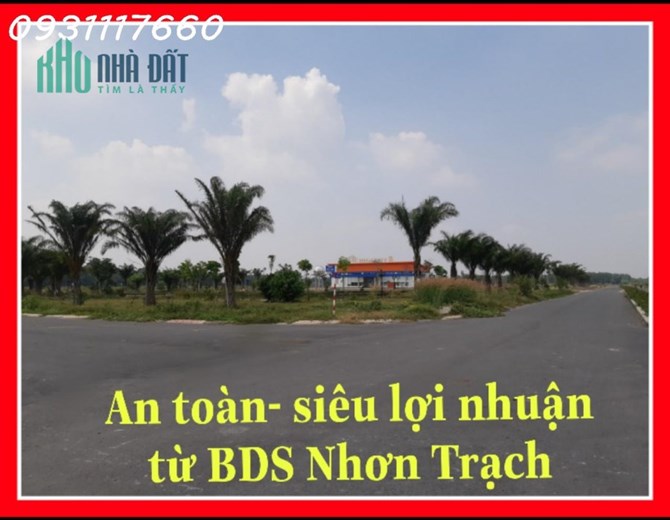 Cần bán lô đất 1 tỷ - 100m2, ngay TT hành chính Nhơn Trạch (MT đường 25C rộng 100m), giá cũ 1,45 tỷ