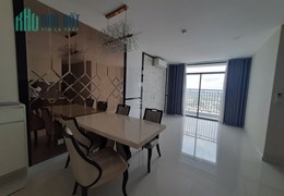 Cho thuê căn 3PN 87m2 15tr/ tháng có máy lạnh + rèm tại Central Premium Q. 8