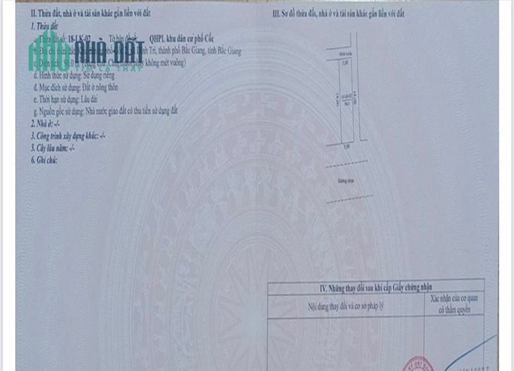 Chính chủ cần tiền bán nhanh lô áp góc Lk02 thuộc KDC Phố Cốc 2 – Xã Dĩnh Trì – TP Bắc Giang