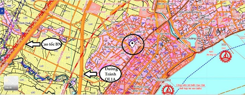 Chính chủ cần bán lô đất ngay trung tâm Bắc Vân Phong - Vạn Phú - Vạn Ninh giá 8tr/m2