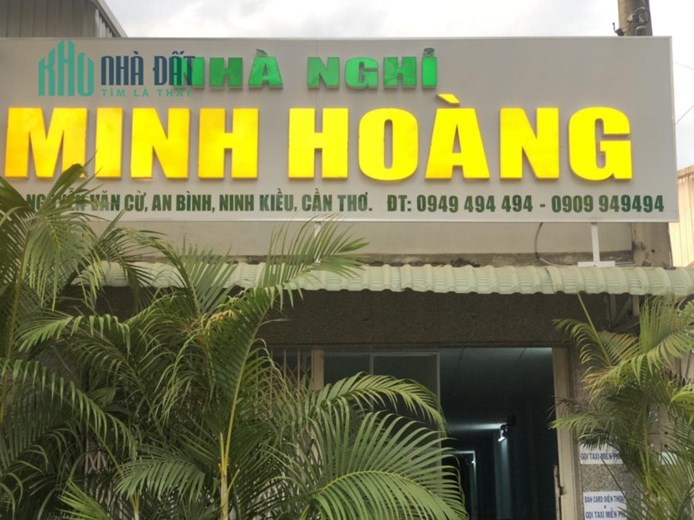 Cần Bán Nhà Nghỉ Minh Hoàng số 96 Nguyễn Văn Cừ, Phường An Bình, Quận Ninh Kiều, Cần Thơ