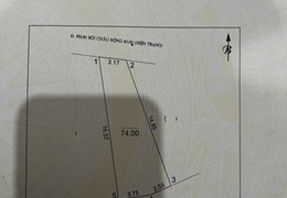 Bán nhà lô góc 74m2 mặt Đường Phan Bội Châu, Phường Lê Lợi, TP Vinh