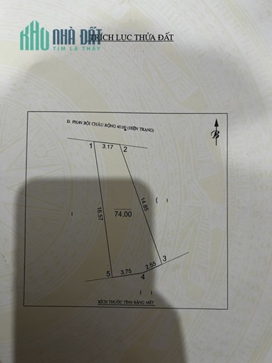 Bán nhà lô góc 74m2 mặt Đường Phan Bội Châu, Phường Lê Lợi, TP Vinh