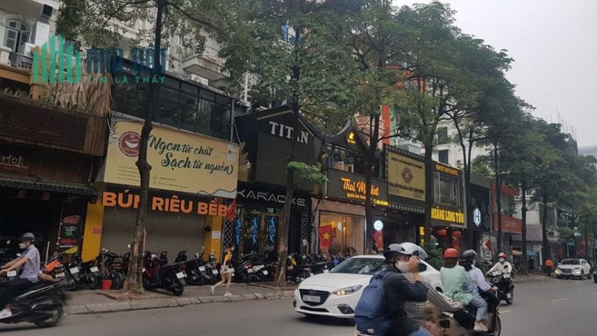 Cần cho thuê mặt bằng kinh doanh mặt phố quận Thanh Xuân 160m2 x 3T, MT 8m.