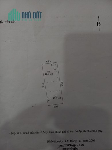 BÁN ĐẤT SIÊU ĐẦU TƯ HOÀNG QUỐC VIỆT, XÂY CCMN, CHIA LÔ,DT110M, MT 7M, GIÁ 70TR/M (8 TỶ)