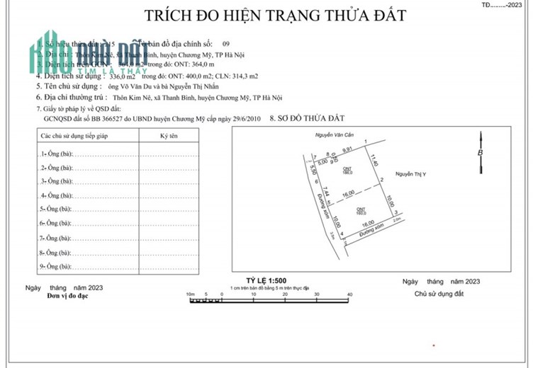 Cần Bán Gấp160m Full Thổ Cư Tại Thanh Bình Đường Ô Tô Sát Quốc Lộ 6 Giá 1.3 Tỷ
