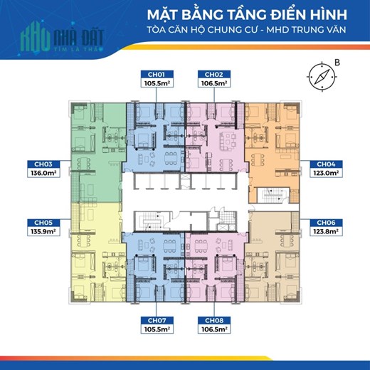 Bán căn 01 tầng 07 chung cư MHD Trung Văn giá 3,6xx tỷ
