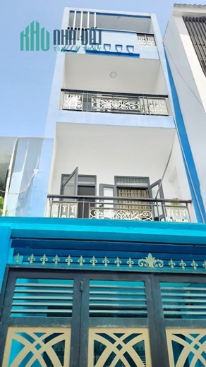 Nhà 4 tầng hẻm ô tô đường Dương Bá Trạc P1Q8. Giá 7,68 tỷ TL