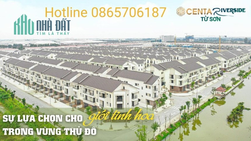 Bán biệt thự song lập tại KĐT Centa City Vsip Từ Sơn giá rẻ 6,5 tỷ.