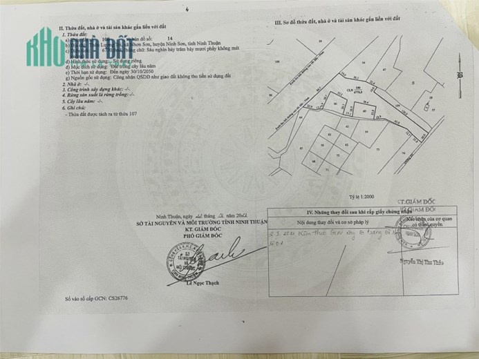ĐẤT ĐẸP - GIÁ TỐT - Cần Bán Lô Đất Vị Trí Đắc Địa Tại Ninh Sơn - Ninh Thuận