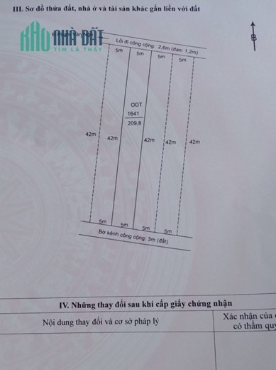 LONG AN, CHỦ BÁN LÔ ĐẤT P.TÂN KHÁNH, DT 210m2 5 x 42m, CHỈ 1.6 TỶ
