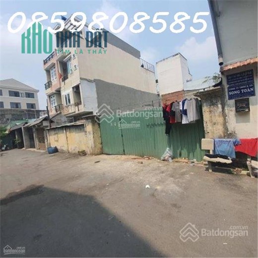 ĐẤT TRỐNG, TIỆN XÂY KHÁCH SẠN, CHUNG CƯ DỊCH VỤ, MẶT TIỀN 7,2M, HẺM XE HƠI QUAY ĐẦU, NỞ HẬU GIÁ CHỈ
