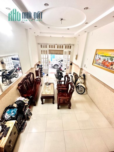 Hẻm xe hơi thông, CMT8 – P5 – Tân Bình Vị Trí Kinh Doanh, nhà 4 x 14-4 tầng