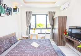 Cho thuê căn hộ balcon,thang máy ngay chợ Thanh Đa, đường Bình Quới, quận Bình Thạnh