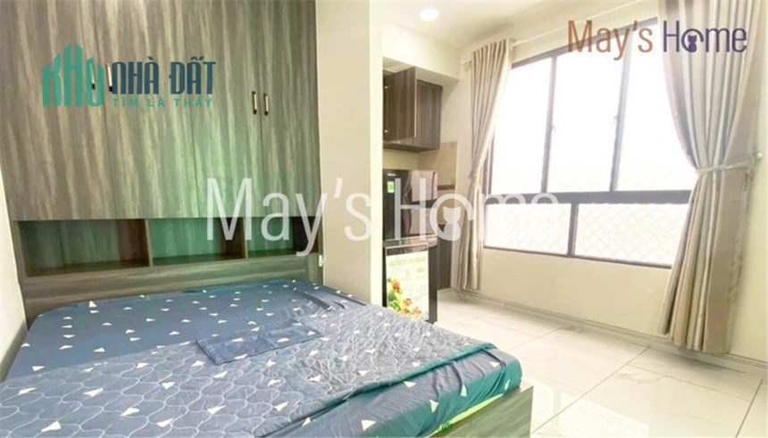 Cho thuê căn hộ balcon,thang máy ngay chợ Thanh Đa, đường Bình Quới, quận Bình Thạnh