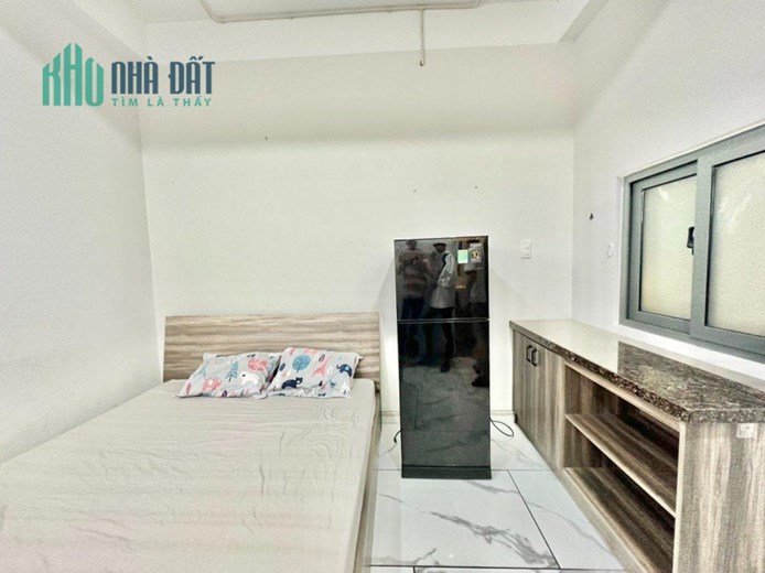 Cho thuê căn hộ balcon,thang máy ngay chợ Thanh Đa, đường Bình Quới, quận Bình Thạnh
