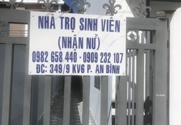 PHÒNG TRỌ SINH VIÊN NỮ GIÁ RẺ tại P. An Bình Q. Ninh Kiều TP Cần Thơ