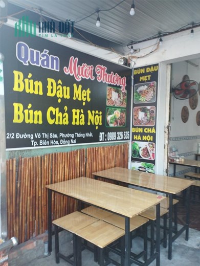 Chính chủ Cần Sang Nhượng Lại Mặt Bằng Quán Nằm Trên Trục Đường Võ Thi Sáu