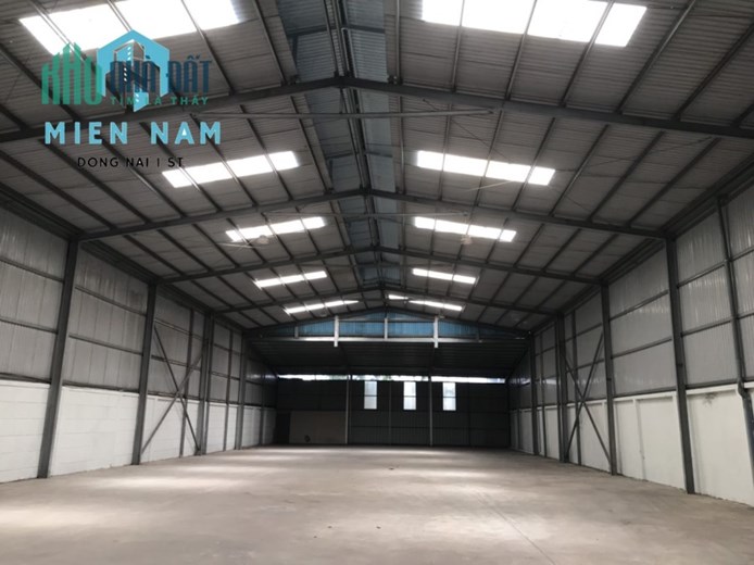 Cho thuê xưởng 1100m2 tại p.Phước Tân ĐƯỜNG XE CON cách Võ Nguyên Giáp chỉ 100m giá chỉ 45