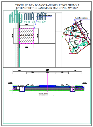 Bán đất diện tích từ 2 ha trong KCN Phú Mỹ 3 chuyên sâu, Bà Rịa Vũng Tàu