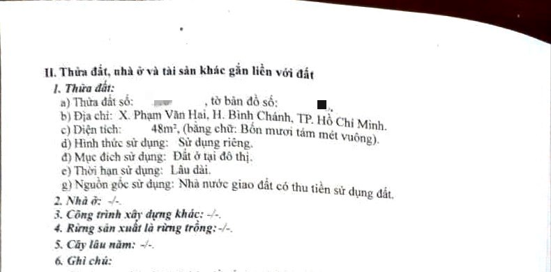 Bán lô đất SHR , full thổ cư , mặt tiền đường số ,ngay chợ Cầu Xáng , Bình Chánh . Chỉ 1Tỷ8.