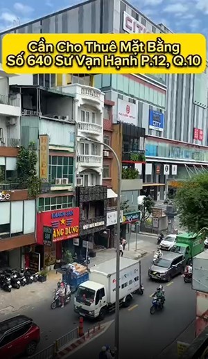 Cần cho thuê mặt bằng tầng 1+ tầng 2, thuận tiện kinh doanh tại p12, q10, Hcm