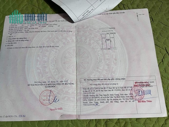 Cần Bán Nhà Cấp 4 Xây Kiên Cố Khu TĐC Hòa Ninh 1, Hòa Vang, Đà Nẵng.