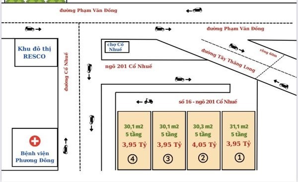 Chính Chủ Bán Nhà Đường Cổ Nhuế, Phường Cổ Nhuế 2, Quận Bắc Từ Liêm