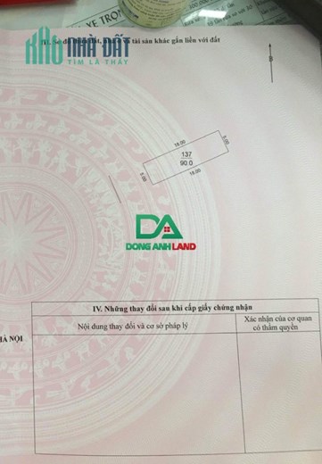 Bán đất đấu giá thôn Tiên Hội xã Đông Hội huyện Đông Anh ngay sát Vinhomes Cổ Loa