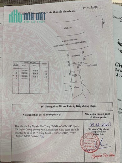 Chính Chủ Bán Nhà 2 Mặt Tiền Vị Trí Đắc Địa Tại P. An Cư, Q. Ninh Kiều, Tp Cần Thơ
