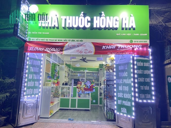 Cần sang nhượng toàn bộ Nhà Thuốc Tây ngõ 158 Phan Bá Vành, Cổ Nhuế 1, Bắc Từ Liêm, Hà Nội