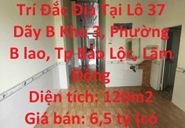 NHÀ ĐẸP - GIÁ TỐT - Cần Bán Căn Nhà Vị Trí Đắc Địa Tại Tp Bảo Lộc, Lâm Đồng