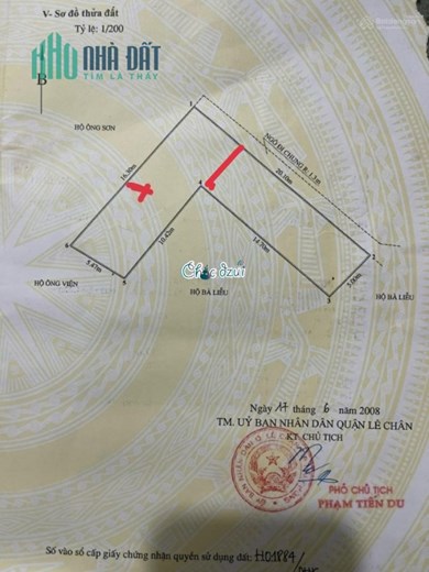Bán đất đường Miếu Hai Xã, diện tích 80m, ngang 5, ngõ nông, GIÁ 2 tỉ