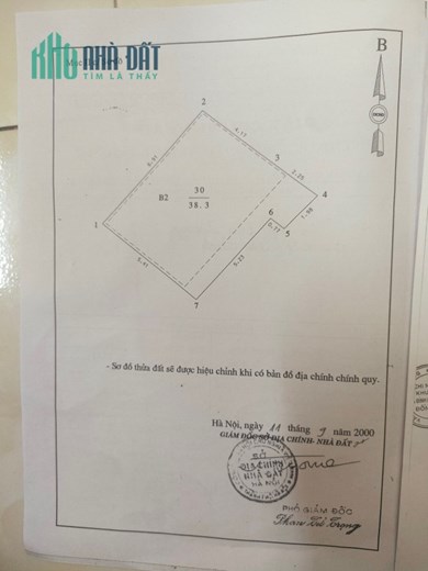 75M2 ĐẤT - MẶT TIỀN 6.2M - LÁNG HẠ - BA ĐÌNH - PHÙ HỢP CHIA LÔ HOẶC XÂY CCMN CAO TẦNG