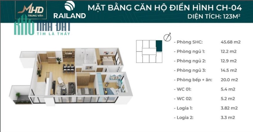 Vì Sao Nên Sở Hữu Căn Hộ 04 Tầng 25 Chung Cư MHD Trung Văn? L/h ngay 0346 029 085.