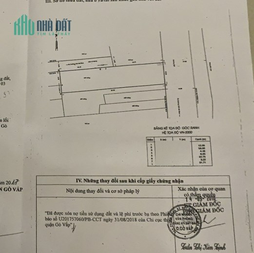 Bán lô đất mặt tiền đường bờ Sông - Trần Bá Giao, P.5, Gò Vấp 67,8tỷ
