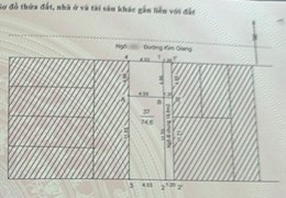 75M2 ĐẤT - 2 THOÁNG - MẶT NGÕ Ô TÔ TRÁNH - ĐƯỜNG KIM GIANG - SỔ VUÔNG ĐẸP - MẶT TIỀN GẦN 5M - CHỈ
