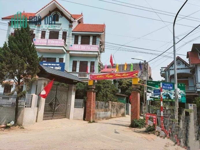 BÁN 112M2 ĐẤT MẶT TRỤC CHÍNH ĐƯỜNG THÔNG THÔN 3 TÂN XÃ - THẠCH THẤT - HÀ NỘI
