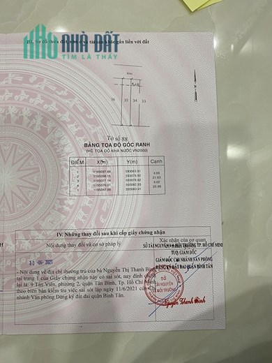 CHÍNH CHỦ CẦN BÁN LÔ ĐẤT ĐẸP TẠI QUẬN BÌNH TÂN -TP HCM
