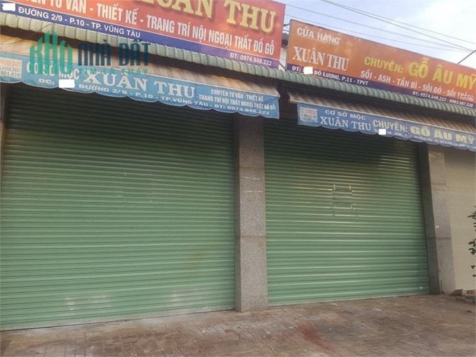 Cho thuê nhà mặt tiền 10x10m đường Bình Giã, TPVT