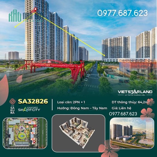 Chỉ cần ~480tr gọi NGAY có nhà Vinhomes Smart City