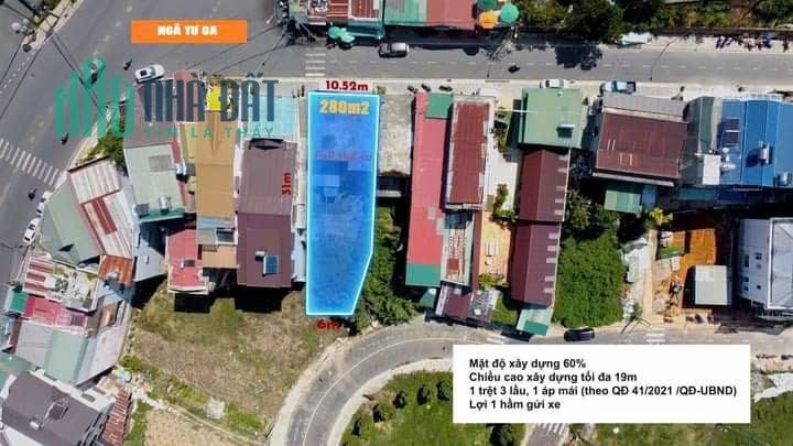 BÁN 280 m2 Đất gần Ga Đà Lạt 26 tỷ